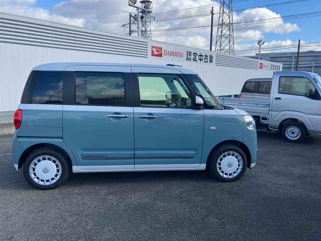 ムーヴキャンバス ストライプスＧ　２ＷＤ　ＣＶＴ　６６０ｃｃ　両側電動スライドドア　衝突被害軽減ブレーキ　横滑り防止装置　ＡＢＳ　アイドリングストップ　プッシュボタンスタート　ホットカップホルダー　前席シートヒーター　届出済未使用車（21枚目）