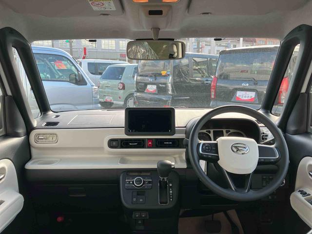 ムーヴキャンバス ストライプスＧ　２ＷＤ　ＣＶＴ　６６０ｃｃ　両側電動スライドドア　衝突被害軽減ブレーキ　横滑り防止装置　ＡＢＳ　アイドリングストップ　プッシュボタンスタート　ホットカップホルダー　前席シートヒーター　届出済未使用車（33枚目）