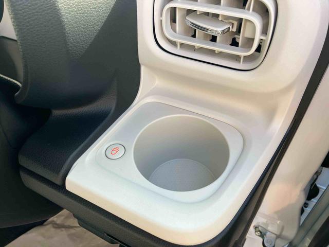 ムーヴキャンバス ストライプスＧ　２ＷＤ　ＣＶＴ　６６０ｃｃ　両側電動スライドドア　衝突被害軽減ブレーキ　横滑り防止装置　ＡＢＳ　アイドリングストップ　プッシュボタンスタート　ホットカップホルダー　前席シートヒーター　届出済未使用車（35枚目）