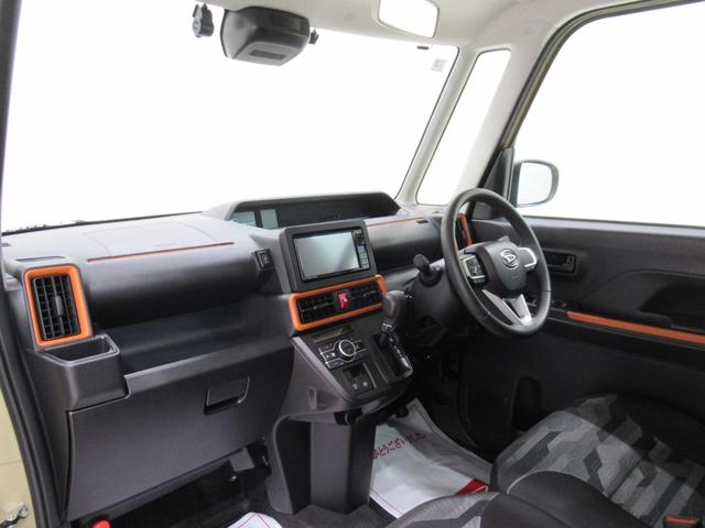 タント ファンクロスターボ パノラマモニター 7インチナビ ドライブレコーダー 両側パワースライドドア シートヒーター USB入力端子 Bluetooth オートライト キーフリー アイドリングストップ ティーゼットデオプラス(13枚目)