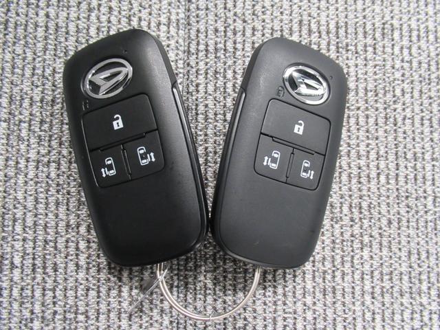 ムーヴキャンバス ストライプスG パノラマモニター 7インチナビ ドライブレコーダー 両側パワースライドドア シートヒーター USB入力端子 Bluetooth ホッとカップホルダー オートライト キーフリー アイドリングストップ(60枚目)