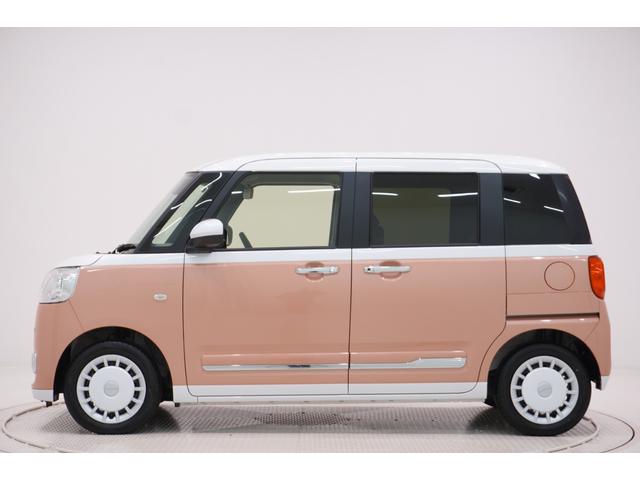 ムーヴキャンバス ストライプスG バックモニター 7インチナビ 両側パワースライドドア シートヒーター USB入力端子 Bluetooth ホッとカップホルダー オートライト キーフリー アイドリングストップ ティーゼットデオプラス(5枚目)