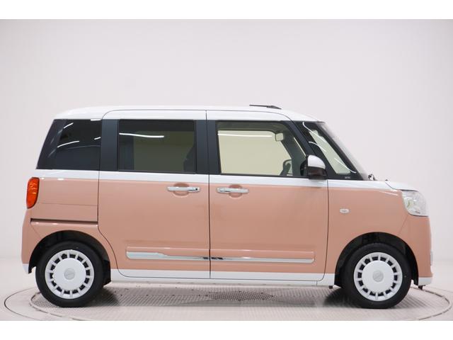 ムーヴキャンバス ストライプスG バックモニター 7インチナビ 両側パワースライドドア シートヒーター USB入力端子 Bluetooth ホッとカップホルダー オートライト キーフリー アイドリングストップ ティーゼットデオプラス(6枚目)