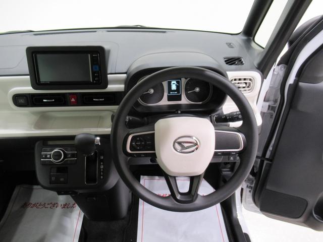 ムーヴキャンバス ストライプスG バックモニター 7インチナビ 両側パワースライドドア シートヒーター USB入力端子 Bluetooth ホッとカップホルダー オートライト キーフリー アイドリングストップ ティーゼットデオプラス(13枚目)