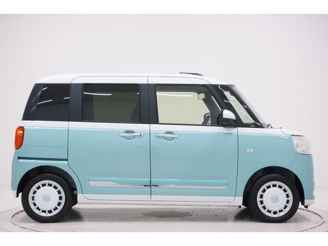 ムーヴキャンバス ストライプスＧ　両側パワースライドドア　シートヒーター　ＵＳＢ入力端子　ホッとカップホルダー　オートライト　キーフリー　アイドリングストップ　衝突被害軽減システム　レーンアシスト　オートマチックハイビーム（6枚目）