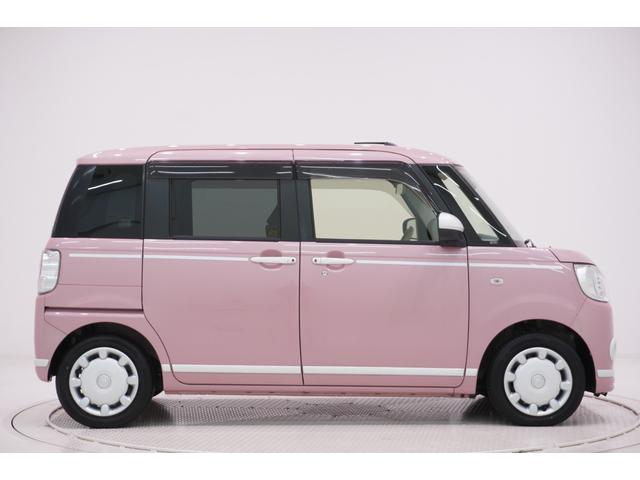 ムーヴキャンバス ＧホワイトアクセントＶＳ　ＳＡＩＩＩ　シートヒーター　両側パワースライドドア　オートライト　キーフリー　アイドリングストップ　パノラマモニター　ナビ　ドライブレコーダー　ＵＳＢ入力端子　Ｂｌｕｅｔｏｏｔｈ　ティーゼットデオプラス（5枚目）