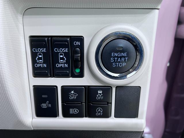 ムーヴキャンバス ＧホワイトアクセントＶＳ　ＳＡＩＩＩ　シートヒーター　両側パワースライドドア　オートライト　キーフリー　アイドリングストップ　パノラマモニター　ナビ　ドライブレコーダー　ＵＳＢ入力端子　Ｂｌｕｅｔｏｏｔｈ　ティーゼットデオプラス（13枚目）