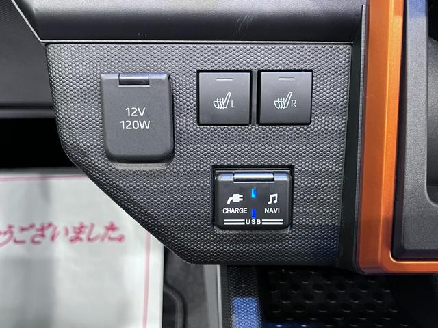 タフト Gターボ シートヒーター オートライト キーフリー アイドリングストップ パノラマモニター ナビ ドライブレコーダー USB入力端子 Bluetooth 電動パーキングブレーキ ティーゼットデオプラス(19枚目)