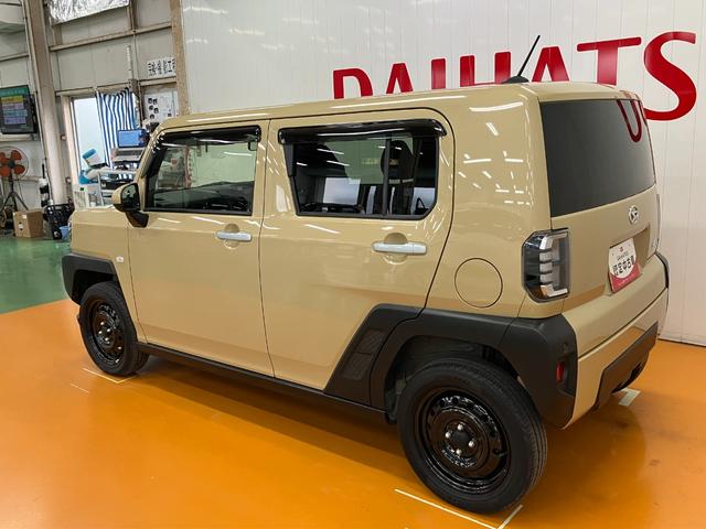 タフト Ｘ　サポカーＳワイド適合　スカイフィールトップ　Ｂカメラ　ステアリングスイッチ　オートエアコン　電動パーキングブレーキ　Ｐスタート　コーナーセンサー　アイドリングストップ　電動格納ミラー　キーフリー（6枚目）