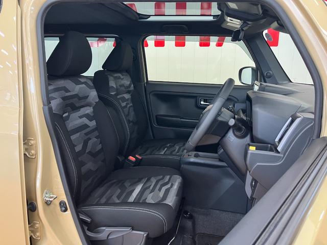 タフト Ｇターボ　クロムベンチャー　サポカーＳワイド適合　パノラマモニター対応　ＥＴＣ　ドラレコ　スカイフィールトップ　電動パーキングブレーキ　全車速追従機能付ＡＣＣ　ステアリングスイッチ　シートヒーター　コーナーセンサー　キーフリー（22枚目）