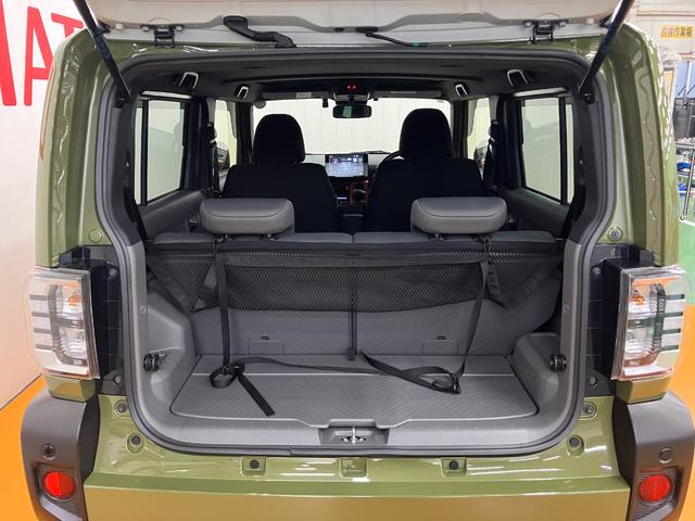 タフト Gターボ サポカーSワイド適合 ドラレコ スカイフィールトップ 電動パーキングブレーキ 全車速追従機能付ACC シートヒーター ラゲージネット USB接続端子 ディスプレイオーディオ コーナーセンサー(10枚目)