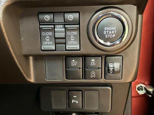 プッシュボタンスタート付だから、ラクラクエンジン始動！