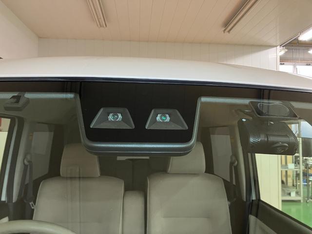 ムーヴキャンバス Ｘリミテッドメイクアップ　ＳＡＩＩＩ　サポカーＳワイド適合　Ｂカメラ　ドラレコ　ＥＴＣ　ステアリングスイッチ　ＵＳＢ接続端子　両側オートスライドドア　置きラクボックス　Ｐスタート　アイドリングストップ　電動格納ミラー　キーフリー（24枚目）