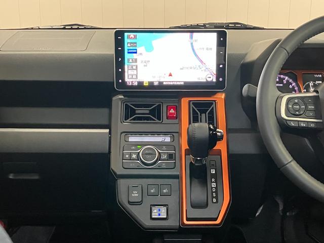 タフト Ｇターボ　サポカーＳワイド適合　ドラレコ　スカイフィールトップ　パノラマモニター対応　電動パーキングブレーキ　全車速追従機能付ＡＣＣ　ステアリングスイッチ　シートヒーター　ＵＳＢ接続端子　コーナーセンサー（12枚目）