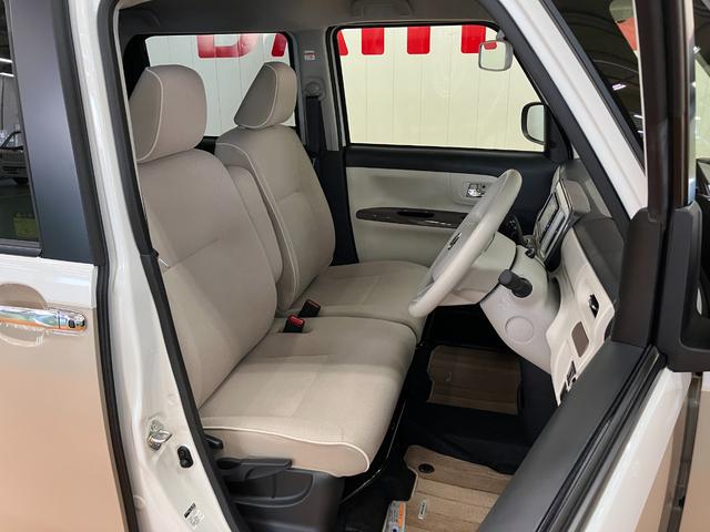 ムーヴキャンバス ＧメイクアップＶＳ　ＳＡＩＩＩ　サポカーＳワイド適合　パノラマモニター対応　ドラレコ　両側オートスライドドア　Ｐスタート　運転席シートヒーター　ＵＳＢ接続端子　置きラクボックス　ステアリングスイッチ　キーフリー（19枚目）