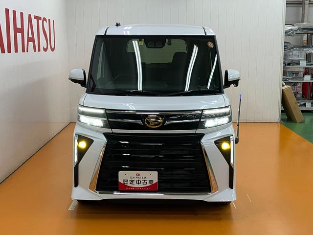 タント カスタムＲＳ　サポカーＳワイド適合　ドラレコ　ミラクルオープンドア　ミラクルステップ　コーナーポール　両側オートスライドドア　全車速追従機能付ＡＣＣ　電動パーキングブレーキ　シートヒーター　コーナーセンサー（4枚目）