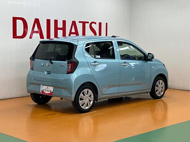 ミライース Ｘ　ＳＡＩＩＩ　サポカーＳワイド適合　Ｂカメラ　エアコン　コーナーセンサー　光軸調整ダイヤル　オートハイビーム　アイドリングストップ　横滑り防止機能　誤発進抑制機能　電動格納ミラー　パワーウインドウ　キーレス（8枚目）