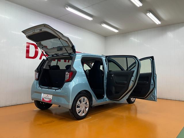 ミライース Ｘ　ＳＡＩＩＩ　サポカーＳワイド適合　Ｂカメラ　エアコン　コーナーセンサー　光軸調整ダイヤル　オートハイビーム　アイドリングストップ　横滑り防止機能　誤発進抑制機能　電動格納ミラー　パワーウインドウ　キーレス（9枚目）