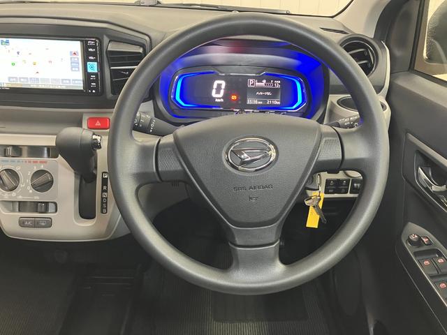 ミライース Ｘ　ＳＡＩＩＩ　サポカーＳワイド適合　Ｂカメラ　エアコン　コーナーセンサー　光軸調整ダイヤル　オートハイビーム　アイドリングストップ　横滑り防止機能　誤発進抑制機能　電動格納ミラー　パワーウインドウ　キーレス（13枚目）