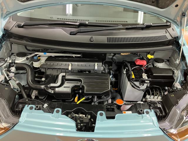 ミライース Ｘ　ＳＡＩＩＩ　サポカーＳワイド適合　Ｂカメラ　エアコン　コーナーセンサー　光軸調整ダイヤル　オートハイビーム　アイドリングストップ　横滑り防止機能　誤発進抑制機能　電動格納ミラー　パワーウインドウ　キーレス（23枚目）