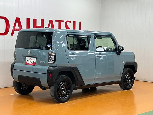 タフト Ｘ　４ＷＤ　サポカーＳワイド適合　ドラレコ　スカイフィールトップ　パノラマモニター対応　ディスプレイオーディオ　ステアリングスイッチ　電動パーキングブレーキ　Ｐスタート　コーナーセンサー　キーフリー（8枚目）