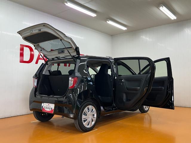 ミライース Ｘ　ＳＡＩＩＩ　サポカーＳワイド適合　エアコン　コーナーセンサー　光軸調整ダイヤル　オートハイビーム　アイドリングストップ　横滑り防止機能　誤発進抑制機能　電動格納ミラー　パワーウインドウ　キーレス（9枚目）