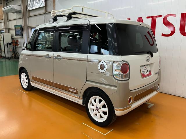 ムーヴキャンバス Ｘメイクアップリミテッド　ＳＡＩＩＩ　サポカーＳワイド適合　Ｂカメラ　ＥＴＣ　ドラレコ　ステアリングスイッチ　両側オートスライドドア　オートハイビーム　横滑り防止機能　誤発進抑制機能　置きラクボックス　電動格納ミラー　キーフリー（6枚目）