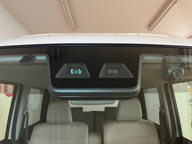 ムーヴキャンバス Ｘメイクアップリミテッド　ＳＡＩＩＩ　サポカーＳワイド適合　Ｂカメラ　ＥＴＣ　ドラレコ　ステアリングスイッチ　両側オートスライドドア　オートハイビーム　横滑り防止機能　誤発進抑制機能　置きラクボックス　電動格納ミラー　キーフリー（22枚目）