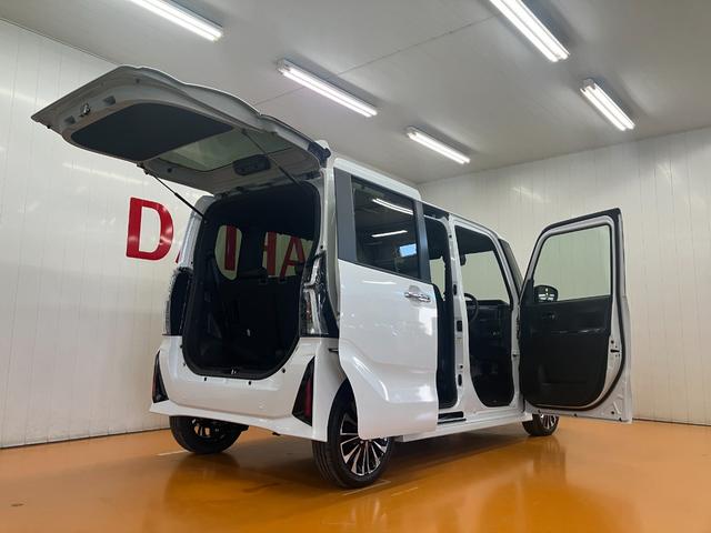 タント カスタムＲＳ　サポカーＳワイド適合　ミラクルオープンドア　両側オートスライドドア　パノラマモニター対応　電動パーキングブレーキ　ステアリングスイッチ　シートヒーター　オートエアコン　コーナーセンサー　キーフリー（9枚目）