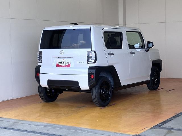 タフト Ｘ　サポカーＳワイド適合　スカイフィールトップ　Ｂカメラ　ステアリングスイッチ　オートエアコン　電動パーキングブレーキ　Ｐスタート　コーナーセンサー　アイドリングストップ　オートハイビーム　キーフリー（8枚目）