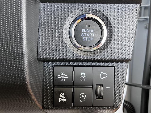 タフト Ｘ　サポカーＳワイド適合　スカイフィールトップ　Ｂカメラ　ステアリングスイッチ　オートエアコン　電動パーキングブレーキ　Ｐスタート　コーナーセンサー　アイドリングストップ　オートハイビーム　キーフリー（16枚目）