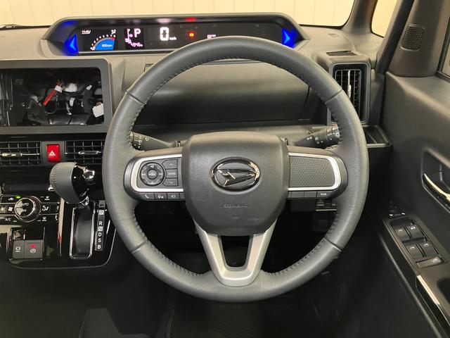 タント カスタムＲＳ　サポカーＳワイド適合　ミラクルオープンドア　両側オートスライドドア　パノラマモニター対応　電動パーキングブレーキ　ステアリングスイッチ　シートヒーター　オートエアコン　コーナーセンサー　キーフリー（14枚目）