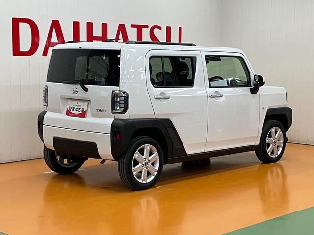 タフト Ｇ　サポカーＳワイド適合　スカイフィールトップ　電動パーキングブレーキ　全車速追従機能付ＡＣＣ　ステアリングスイッチ　シートヒーター　ＵＳＢ接続端子　Ｐスタート　コーナーセンサー　キーフリー（8枚目）