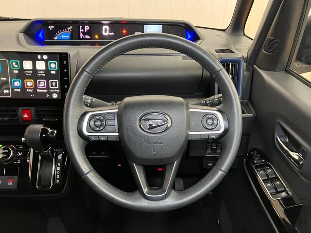 タント カスタムＲＳ　４ＷＤ　サポカーＳワイド適合　ドラレコ　ミラクルオープンドア　両側オートスライドドア　電動パーキングブレーキ　ディスプレイオーディオ　ステアリングスイッチ　シートヒーター　コーナーセンサー　キーフリー（14枚目）