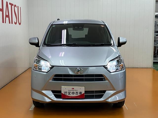 ミライース Ｘ　ＳＡＩＩＩ　サポカーＳワイド適合　エアコン　Ｂカメラ　コーナーセンサー　光軸調整ダイヤル　オートハイビーム　アイドリングストップ　横滑り防止機能　誤発進抑制機能　電動格納ミラー　パワーウインドウ　キーレス（4枚目）