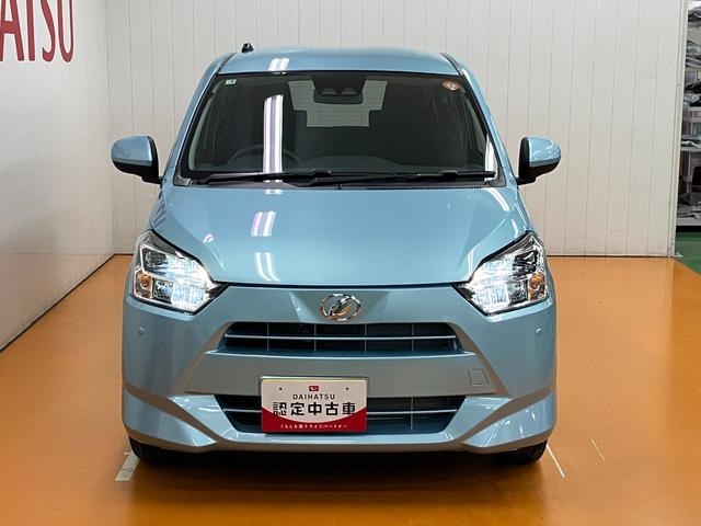 ミライース Ｘ　ＳＡＩＩＩ　サポカーＳワイド適合　エアコン　Ｂカメラ　コーナーセンサー　光軸調整ダイヤル　オートハイビーム　アイドリングストップ　横滑り防止機能　誤発進抑制機能　電動格納ミラー　パワーウインドウ　キーレス（4枚目）