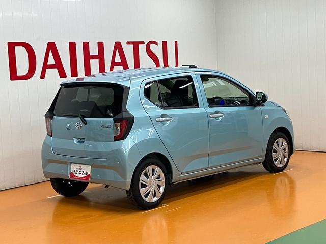 ミライース Ｘ　ＳＡＩＩＩ　サポカーＳワイド適合　エアコン　Ｂカメラ　コーナーセンサー　光軸調整ダイヤル　オートハイビーム　アイドリングストップ　横滑り防止機能　誤発進抑制機能　電動格納ミラー　パワーウインドウ　キーレス（8枚目）