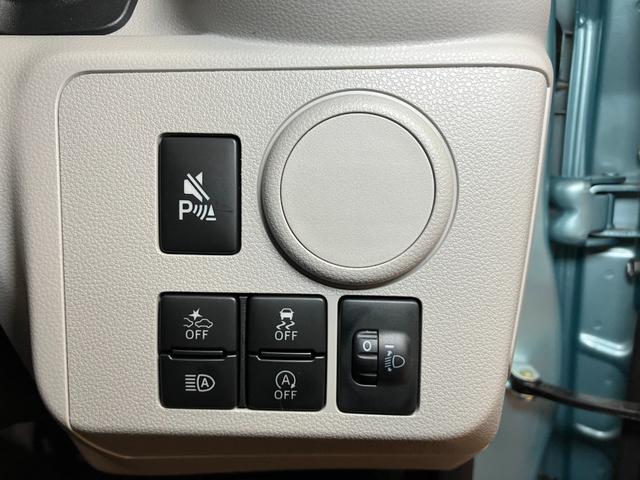 ミライース Ｘ　ＳＡＩＩＩ　サポカーＳワイド適合　エアコン　Ｂカメラ　コーナーセンサー　光軸調整ダイヤル　オートハイビーム　アイドリングストップ　横滑り防止機能　誤発進抑制機能　電動格納ミラー　パワーウインドウ　キーレス（15枚目）