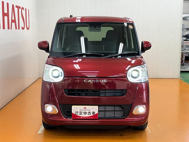 ムーヴキャンバス セオリーＧ　サポカーＳワイド適合　　ＵＳＢ接続端子　電動パーキングブレーキ　シートヒーター　両側オートスライドドア　Ｐスタート　ＵＳＢ接続端子　コーナーセンサー　ホッとカップホルダー　置きラクボックス　キーフリー（4枚目）