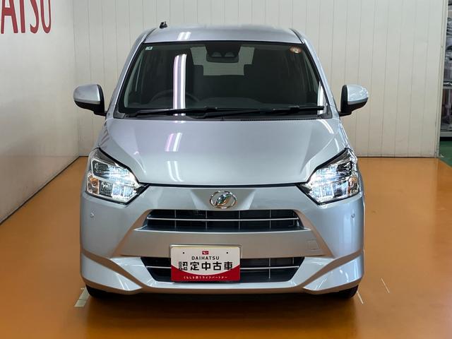 ミライース Ｘ　ＳＡＩＩＩ　サポカーＳワイド適合　エアコン　Ｂカメラ　コーナーセンサー　光軸調整ダイヤル　オートハイビーム　アイドリングストップ　横滑り防止機能　誤発進抑制機能　電動格納ミラー　パワーウインドウ　キーレス（4枚目）