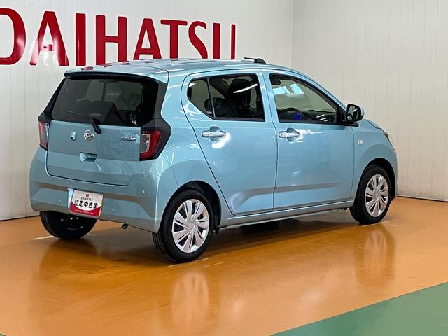 ミライース Ｘ　ＳＡＩＩＩ　サポカーＳワイド適合　エアコン　Ｂカメラ　コーナーセンサー　光軸調整ダイヤル　オートハイビーム　アイドリングストップ　横滑り防止機能　誤発進抑制機能　電動格納ミラー　パワーウインドウ　キーレス（8枚目）