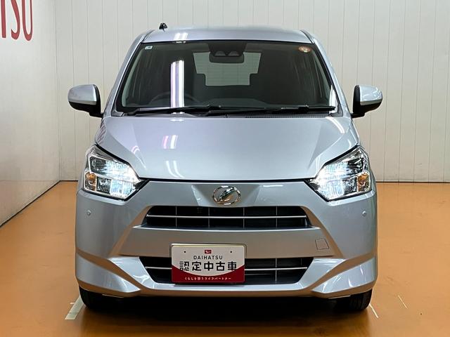 ミライース Ｘ　ＳＡＩＩＩ　サポカーＳワイド適合　エアコン　Ｂカメラ　コーナーセンサー　光軸調整ダイヤル　オートハイビーム　アイドリングストップ　横滑り防止機能　誤発進抑制機能　電動格納ミラー　パワーウインドウ　キーレス（4枚目）