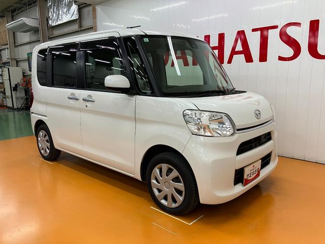 タント Ｘ　ＳＡＩＩ　スマアシ　ミラクルオープンドア　片側オートスライドドア　オーディオ　オートエアコン　Ｐスタート　エコアイドル　横滑り防止機能　誤発進抑制機能　電動格納ミラー　キーフリー（7枚目）