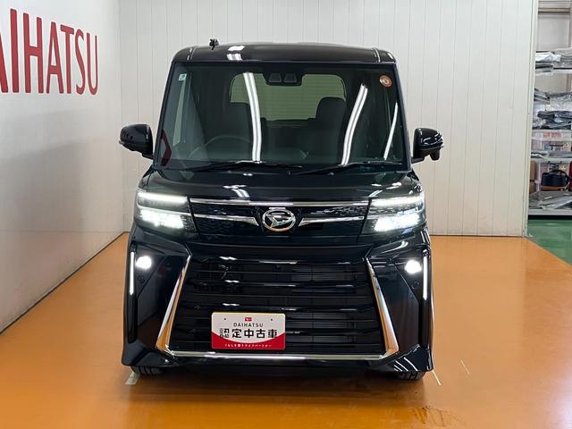 タント カスタムＲＳ　サポカーＳワイド適合　ミラクルオープンドア　両側オートスライドドア　パノラマモニター対応　電動パーキングブレーキ　ステアリングスイッチ　シートヒーター　オートエアコン　コーナーセンサー　キーフリー（4枚目）