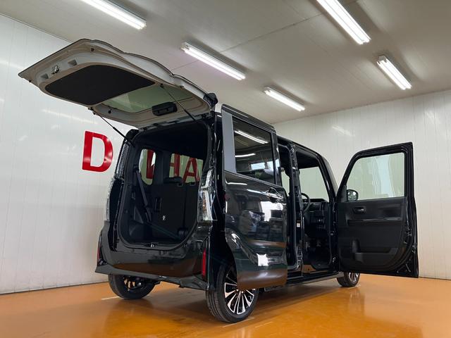 タント カスタムＲＳ　サポカーＳワイド適合　ミラクルオープンドア　両側オートスライドドア　パノラマモニター対応　電動パーキングブレーキ　ステアリングスイッチ　シートヒーター　オートエアコン　コーナーセンサー　キーフリー（9枚目）