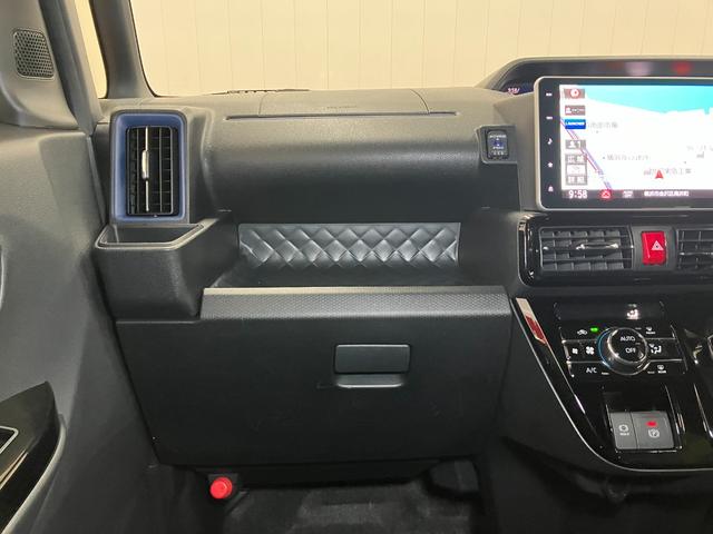 タント カスタムＲＳ　ナビ　ドラレコ　ＥＴＣ　パノラマモニター対応　サポカーＳワイド適合　ミラクルオープンドア　両側オートスライドドア　全車速追従機能付ＡＣＣ　パノラマモニター対応　電動パーキングブレーキ　ステアリングスイッチ　シートヒーター　コーナーセンサー（12枚目）