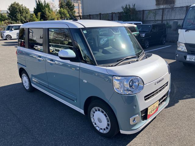 ムーヴキャンバス ストライプスＧ　両側パワースライドドア／ＬＥＤヘッドランプ／オートライト／シートヒーター／次世代スマートアシスト／バックカメラ／キーフリー／ベンチシート／コーナーセンサー／サイドエアバック（28枚目）