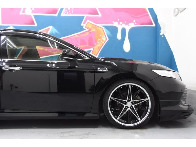 カムリ Gレザーパッケージ モデリスタコンプリートカー 新品WORK19AW 新品TEIN車高調 ヘッドアップディスプレイ 本革シート ドラレコ プッシュスタート バックカメラ レザーシート(43枚目)