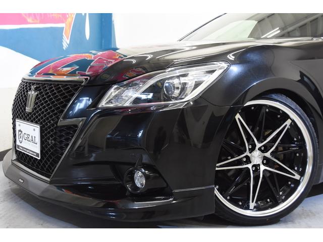 クラウン アスリートS モデリスタコンプリートカー 新品WORK20インチAW 新品TEIN車高調 4本出しマフラー メーカーナビ プッシュスタート ETC バックカメラ(9枚目)
