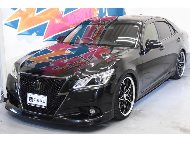 クラウン アスリートS モデリスタコンプリートカー 新品WORK20インチAW 新品TEIN車高調 4本出しマフラー メーカーナビ プッシュスタート ETC バックカメラ(20枚目)